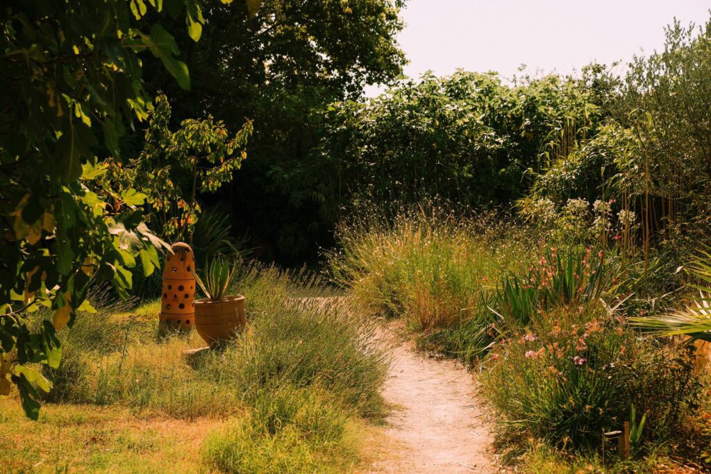 Jardins du Domaine Sesquier, lieu de séminaire au vert près de Montpellier
